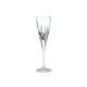 Set of 6 Clear 'Trix' Crystal Glass 130 ml Champagne Flutes