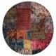 Rug Washable Patchwork Ï†120 cm Multicolour Anti Slip