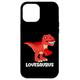 Hülle für iPhone 15 Pro Max Lovesaurus Rotes Herz Valentinstag Lustiger T-Rex Dinosaurier