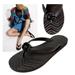Gucci Shoes | Gucci Shoes Mens Chevron Thong Sandals Black Rubber Flip Flops Logo 12g Us 12.5 | Color: Black | Size: 12.5