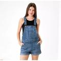 American Eagle Outfitters Jeans | American Eagle Denim - L - Tomgirl Overall Short Women's Medium Vintage Wash | Color: Blue | Size: L