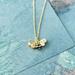 Kate Spade Jewelry | Kate Spade All Abuzz Stone Bee Gold Pendant Necklace New W/Dust Bag | Color: Gold | Size: Os