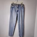 Levi's Jeans | Levi's 551 Tapered Leg Relaxed Fit Size 14 Lng Jeans Denim Blue Vintage | Color: Blue/Red | Size: 14