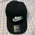 Nike Accessories | Black Nike Sun Hat Embroidered Logo Peaked Cap Baseball Cap | Color: Black | Size: Os