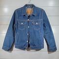 Levi's Jackets & Coats | Levi's Trucker Medium/Dark Wash Denim Jean Jacket Unisex Sz Small | Color: Blue | Size: S