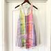 Anthropologie Dresses | Koch Brigitte Quilted Bright Shift Textured Mini Razorback Rainbow Dress Size Xs | Color: Pink/Purple | Size: Xs