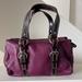 Coach Bags | Coach, Chelsea Cowhide Leather Satchel, Top Handle Tote In Mulberry F10887 | Color: Purple | Size: 12.5 “ X 8” X 3”