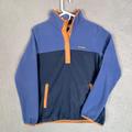 Columbia Shirts | Columbia Mens Fleece Pullover 2 Tone Blue Size M | Color: Blue/Tan | Size: M