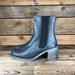 Free People Shoes | Free People Essential Chelsea Metallic Boot - Black - 10 - New Without Box | Color: Black/Gray | Size: 10