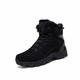 Men’s Tactical Boots, Men's Military Tactical Boots Durable Suede Leather Military Work Boots Breathable Desert Boots Lightweight Hiking Boots (Color : Black, Size : 7 UK)