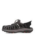 Skechers USA Men's Men's Tresmen-Norvick Fisherman Sandal, Black, 6 UK