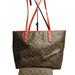 Coach Bags | Coach Women's Reversible City Signature Coated Canvas Tote Shoulder Bag | Color: Brown | Size: Os