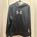 Under Armour Jackets & Coats | Black Under Armour Storm Hoodie Men’s Small Chest Logo Gray Hoodie Fleece | Color: Black/Silver | Size: S