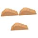 SUPVOX 3pcs Yoga Blocks Gym Equipment Cork Yoga Board Calf Stretching Board Professional Stretch Board Slant Board for Stretch Calf Stretch Wedge Cork Slant Board Household Fitness Tool