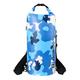 Lanedo Lunch Soft Cooler 25 Can, Soft Carrying Handle Insulated Bag Portable Ice Chest Box for Lunch, Beach, Drink, Beverage, Travel, Camping, Picnic, Car, Trips, Cooler Leak-Proof （Blue White）