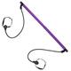 Outanaya Yoga Pull Rod Pilates Fitness Bar Stick Kit for Training Bodybuilding Yoga Stick Pilates Fitness Rod Pilates Bar with Foot Strap Fitness Equipment Yoga Rope Purple Portable Abs