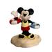 Disney Bath, Skin & Hair | Disney Mickey Mouse Ceramic / Porcelain Toothbrush Holder Glazed Bathroom Decor | Color: Black/Cream | Size: 4.5"