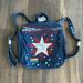 Disney Bags | Disney Marvel America Chavez Denim Backpack | Color: Blue/Red | Size: Os