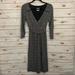 Anthropologie Dresses | Anthropologie Maeve Black White Patterned Surplice Shirt Dress | Color: Black/White | Size: Xs