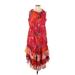 FARM Rio Casual Dress - Midi: Red Dresses - New - Women's Size Large