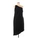 ELOQUII Casual Dress - Party Open Neckline Sleeveless: Black Solid Dresses - Women's Size 16 Plus