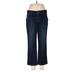 Simply Vera Vera Wang Jeans - High Rise: Blue Bottoms - Women's Size 8 - Sandwash