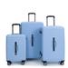 3 Piece Luggage Sets PC+ABS Lightweight Suitcase with Two Hooks, 360° Double Spinner Wheels, TSA Lock, (21/25/29)