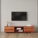 TV Stand, Television Stands with 2 Drawers, Open Shelves Console Table, Modern Entertainment Center TV Console