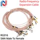 HF-Verbindungs kabel bnc zu sma Stecker zu Buchse rg316 Verlängerung kabel n/sma zu mmcx smb Adapter
