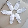 Kinder Schuhe Für Jungen Mädchen Weiß kinder Casual Wohnungen Leinwand Schuhe Dance Performance Sport Weiß Turnschuhe für Schule CSH1347