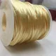 Fil de cordon en Satin jaune clair de 2mm 10 à 225 mètres cordon tressé en macramé nœud chinois