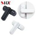 Plastic+Stainless Steel T-lock Window Door Sash Lock Safety Lever Handle Sweep Latch Child Safe