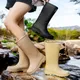 Stivali di gomma femminili Galoshes scarpe da pioggia alte stivali da pioggia da giardino