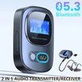 Ricevitore Bluetooth 5.3 trasmettitore 2 In 1 Display a Led adattatore per auto Bluetooth Aux