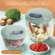 500/900ml manuelle Fleischwolf Knoblauch Chopper drehen Mini Food Chopper Brecher Gemüse Zwiebel