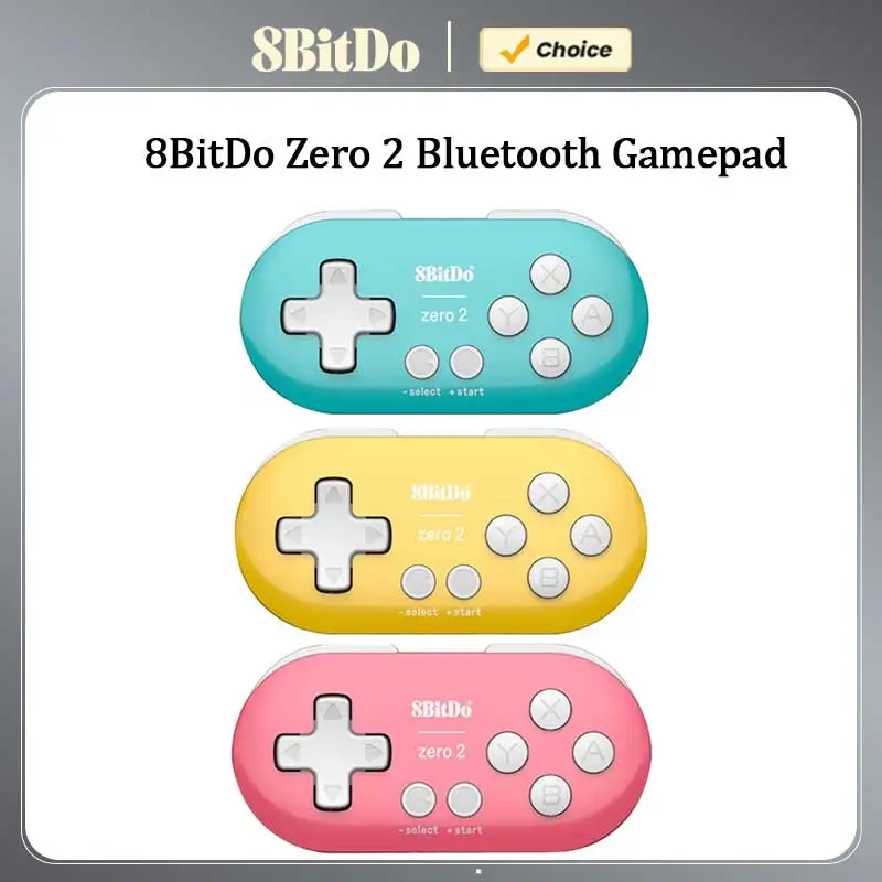 8BitDo Zero 2 Bluetooth Gamepad Mini Controller kompatibel für Nintendo Switch PC Windows Android macOS Image