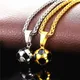 Collier pendentif de football de sport pour femme lien en cristal pendentif EquiSoccer adapté à