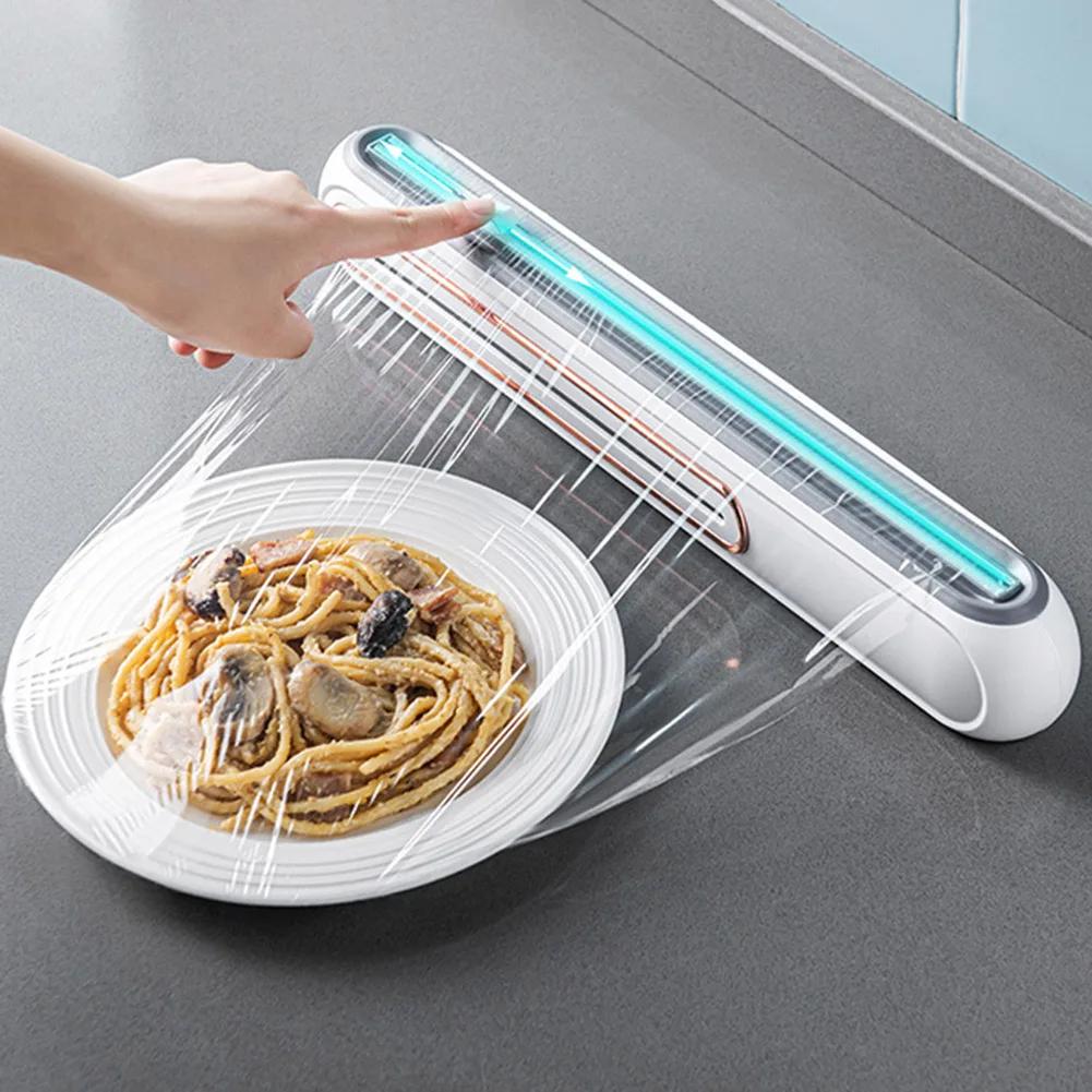 15,16x2,76x2,17 Zoll Zinn Aluminium folie Spender Cutter mit Gleit schneider Haushalt Lebensmittel Plastikfolie Spender keine Frisch halte folie