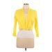 Calvin Klein Cardigan Sweater: Yellow Sweaters & Sweatshirts - Women's Size Large