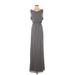 Show Me Your Mumu Casual Dress - Maxi: Gray Solid Dresses - New - Women's Size Large