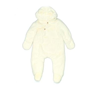 Zara Baby One Piece Snowsuit: Ivory Sporting & Activewear - Size 6-9 Month