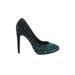 Vince Camuto Heels: Slip On Stiletto Feminine Teal Shoes - Women's Size 6 - Round Toe