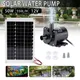 50W Brushless Solar Power Water Pump Set Solar Panel Ultra Silent Submersible Pump Sprinkler Pond