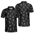 Men's Golf Polo Shirts Summer Man 3d Print Shirts Holiday Male Casual Short Sleeve Top Everyday