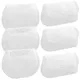 6 Pcs White Purse DIY Plastic Mesh Canvas Sheet Bag Making Supplies Accessories