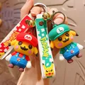 Porte-clés en silicone Super Mario Anime pour enfants beurre Pikachu Cosplay figurine Mario