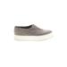 Vince. Sneakers: Slip-on Platform Casual Gray Print Shoes - Women's Size 8 - Round Toe
