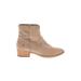 FRYE Ankle Boots: Tan Shoes - Women's Size 8 1/2