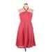 J.Crew Cocktail Dress - Mini Halter Sleeveless: Pink Dresses - Women's Size 14