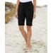 Blair Women's Slimtacular® Pull-On Shorts - Black - L - Misses